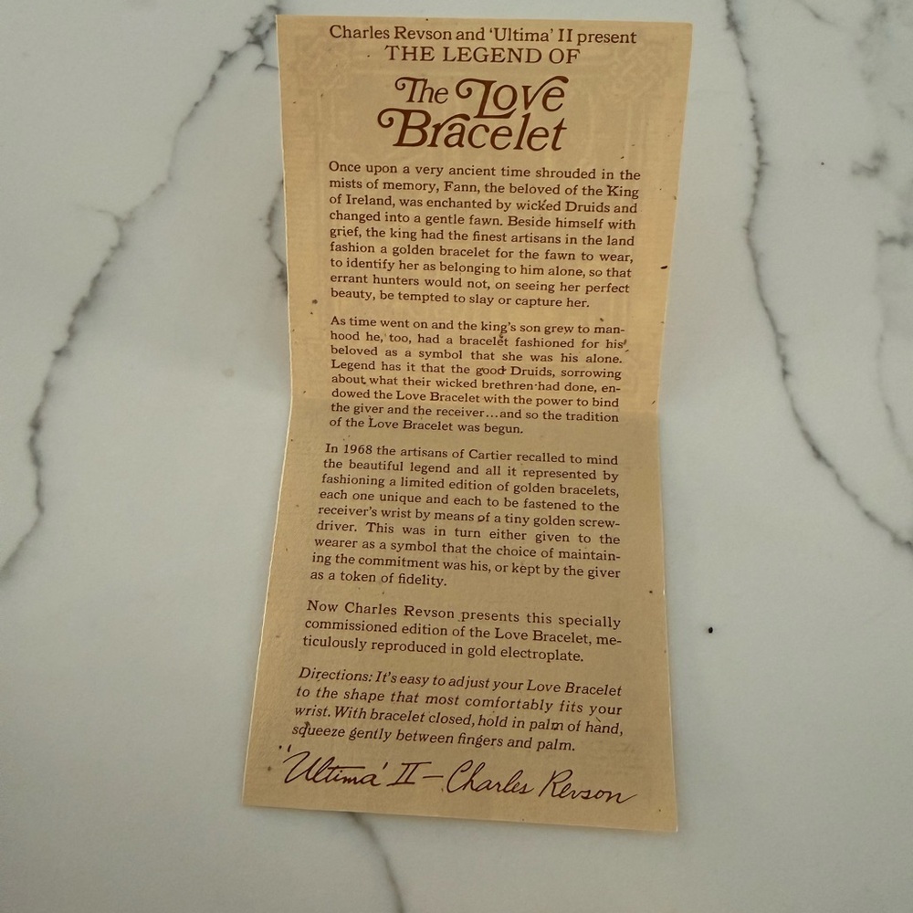 Vintage Charles Revson 1970 Aldo
Cipullo - Picture 8 of 11